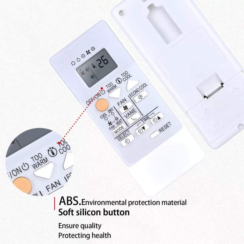 RH18A Remote Control For Mitsubishi Electric Air Conditioner MSZ-HR50VF [4]