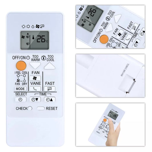 RH19B Remote Control For Mitsubishi Electric Air Conditioner E2214L426 [2]