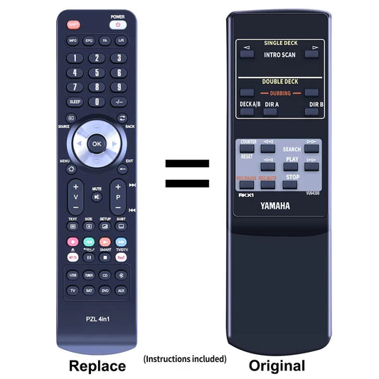 RKX1 VU64380 Replacement Remote Control For Yamaha Cassette Deck KX-690 KX-W592 [1]