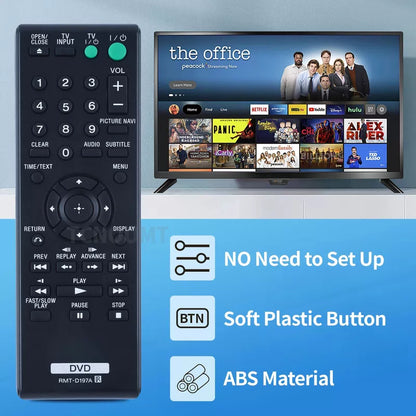 RMT-D197A Remote Control For Sony DVD Player DVP-SR210 DVP-SR510 DVP-SR210P [3]