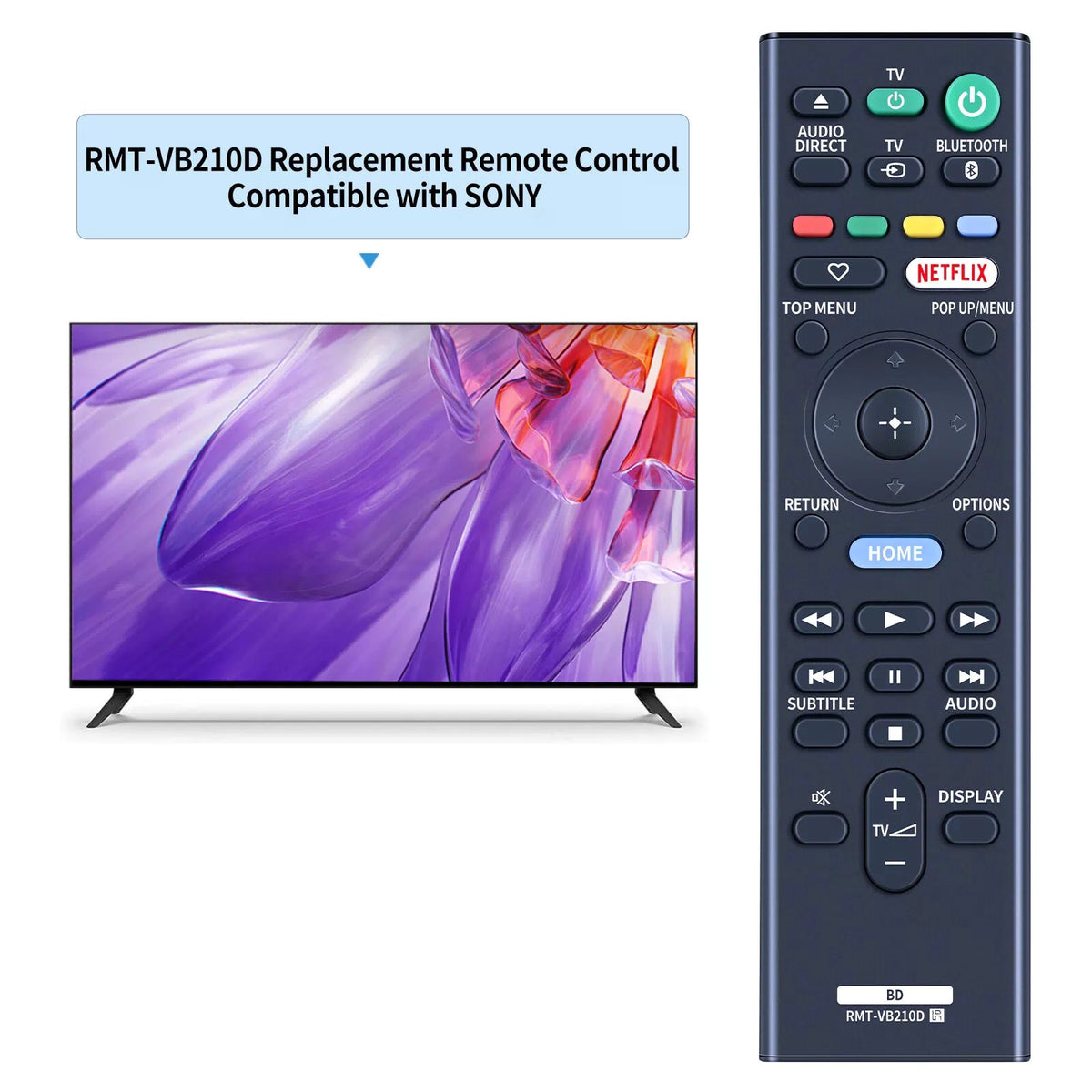 RMT-VB210D Remote Control For Sony DVD Player UHP-H1 UHPH1 [2]