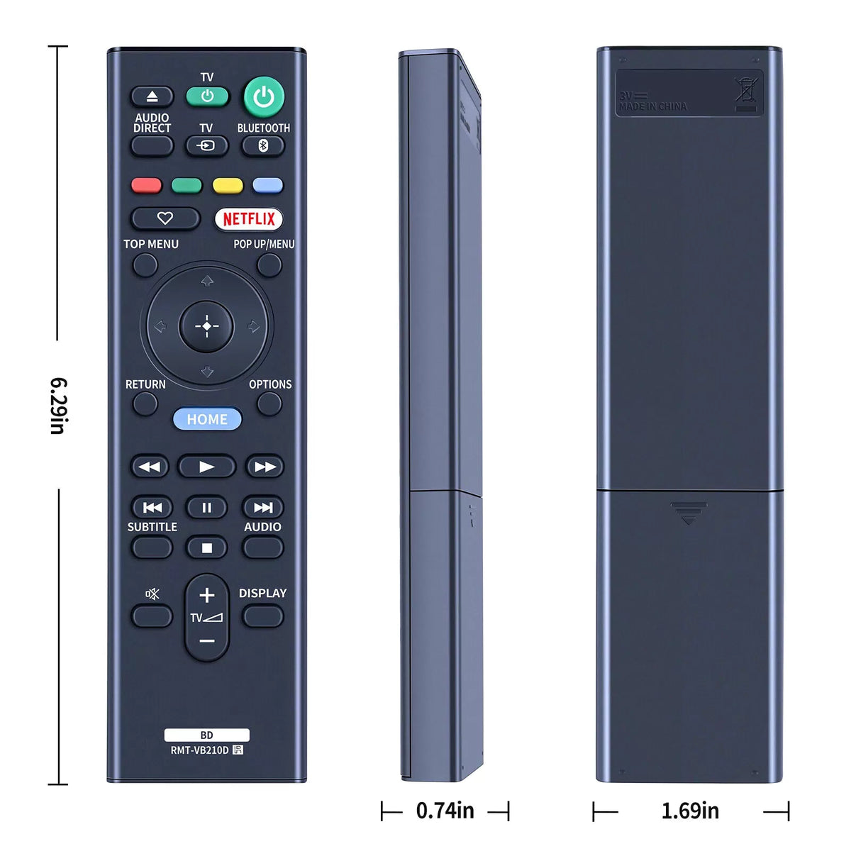 RMT-VB210D Remote Control For Sony DVD Player UHP-H1 UHPH1 [5]