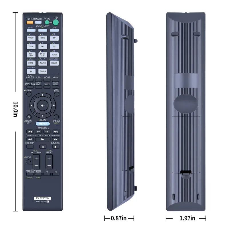 RM-AAP025 Remote Control For Sony Multi Channel AV Receiver STR-DA2400ES [5]