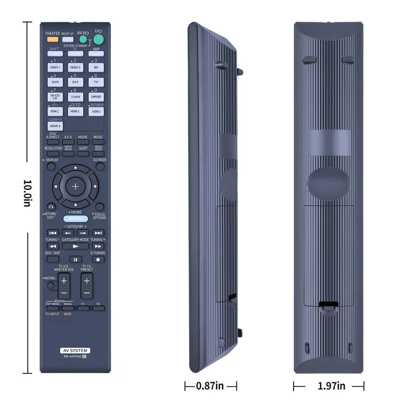 RM-AAP040 Remote Control For Sony Multi Channel AV Receiver STR-DN1000 [5]
