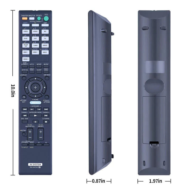 RM-AAP043 Remote Control For Sony STR-DH800 Home Theater Receiver [5]
