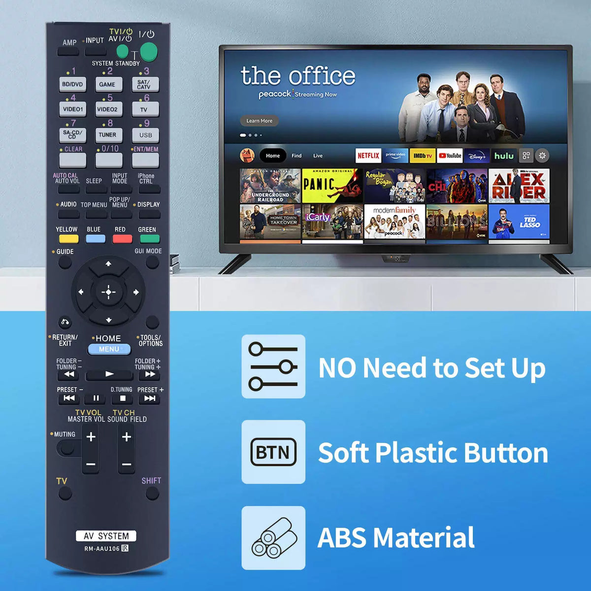 RM-AAU106 Remote Control For Sony AV Receiver STR-DH730 STR-DH830 STRDH720HP [3]
