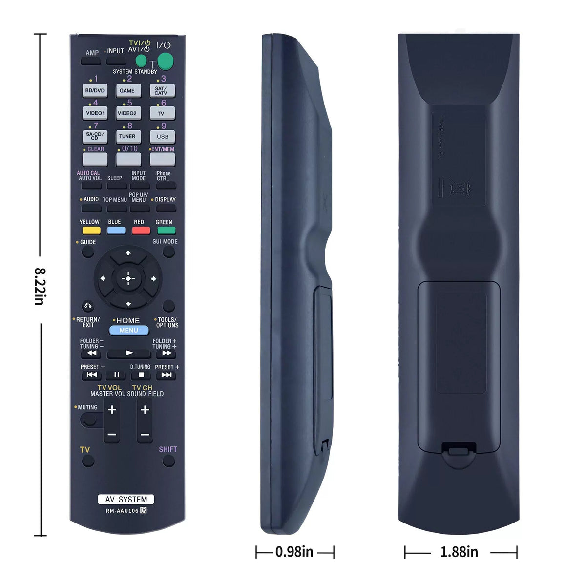 RM-AAU106 Remote Control For Sony AV Receiver STR-DH730 STR-DH830 STRDH720HP [5]