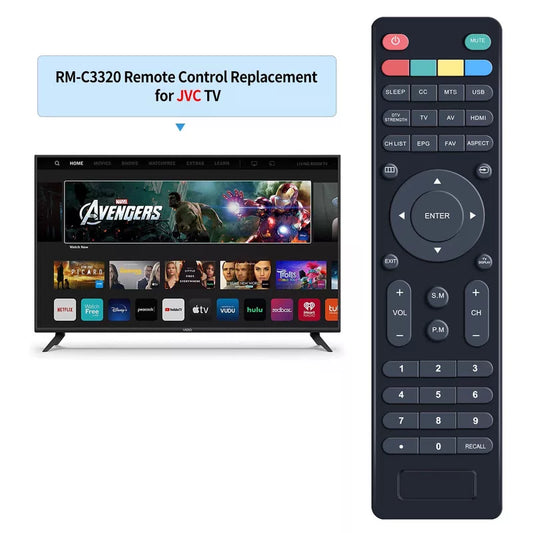 RM-C3320 Remote Control For JVC TV LT-48MA570 LT-55MA770 LT-65MA770 LT-49MA770 [2]