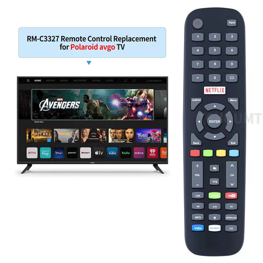 RM-C3327 Replace Remote Control fit for Polaroid TV 50T7U 55T7U 60T7U 49T7U [2]