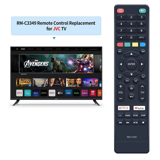 RM-C3349 Replacement Remote Control For JVC Smart 4K UHD LED HDTV [2]