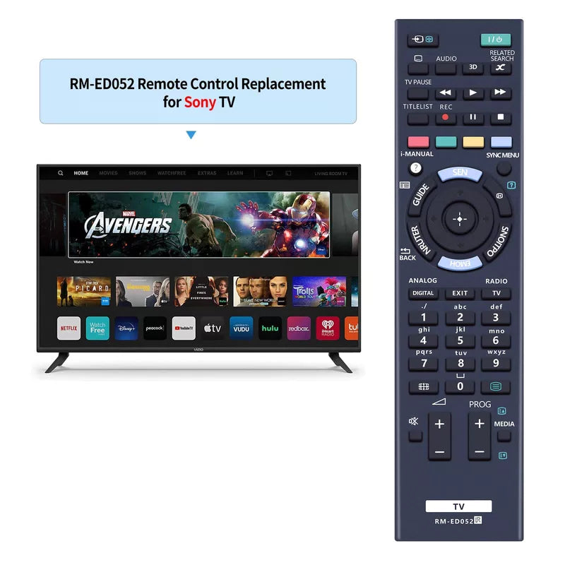RM-ED052 Remote Control For Sony Smart TV RM-ED050 RM-ED053 RM-ED060 [2]