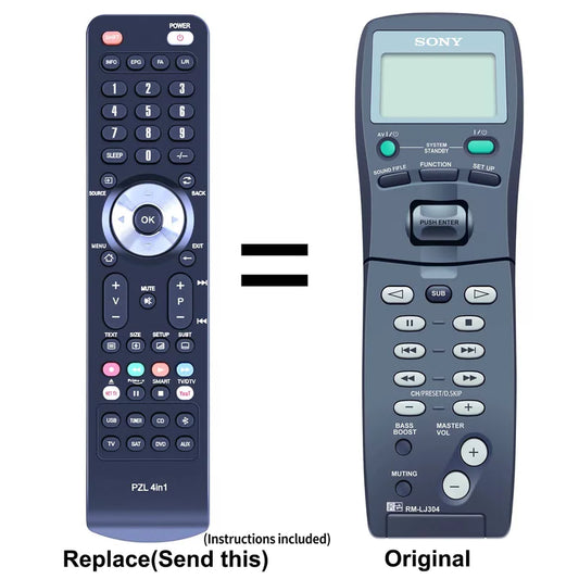 RM-LJ304 Replacement Remote Control For Sony AV/Stereo Receiver [1]