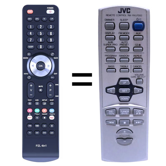 RM-RXU7000 Replacement Remote Control For JVC Audio UX-7000 [1]