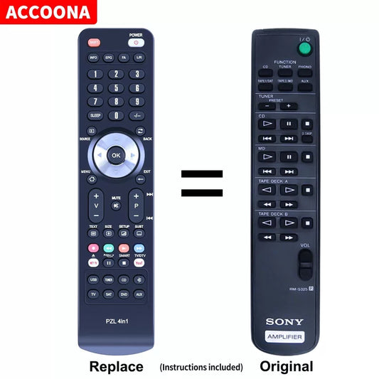 RM-S325 Remote Control For Sony TA-E90ES, TA-F117R, TA-F317,TA-F444ES [1]