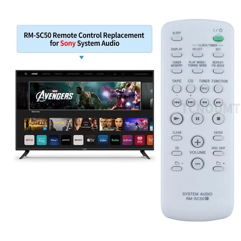RM-SC50 Remote Control For Sony Audio System CMT-G83 CMT-HPZ7 MHC-EC50 [2]