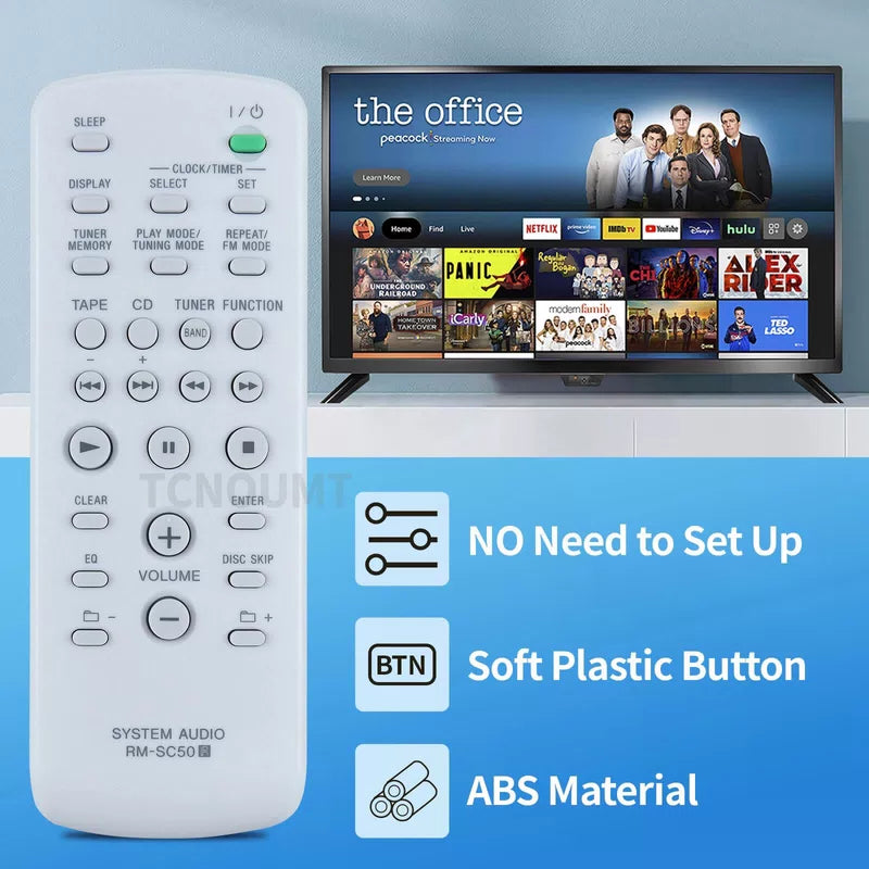 RM-SC50 Remote Control For Sony Audio System CMT-G83 CMT-HPZ7 MHC-EC50 [3]