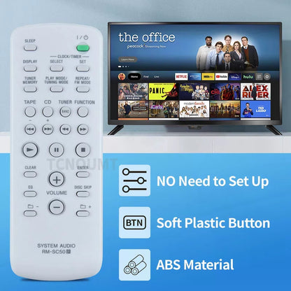 RM-SC50 Remote Control For Sony Audio System CMT-G83 CMT-HPZ7 MHC-EC50 [3]
