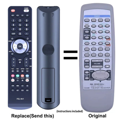 RM-SRXE100J Replacement Remote Control For JVC RX-E100SL [1]