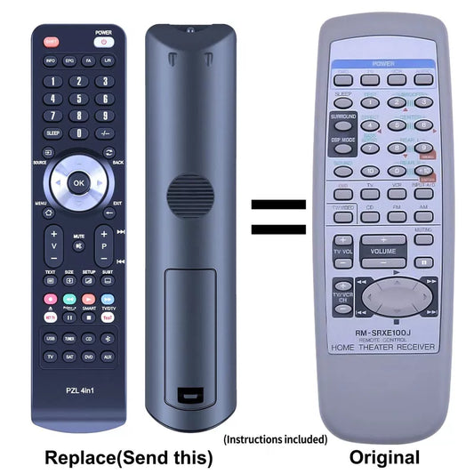 RM-SRXE100J Replacement Remote Control For JVC RX-E100SL [1]