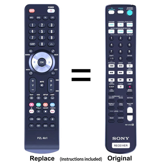 RM-U302 Replace Remote Control For Sony Receiver HTW700 STRSE481 STRV200 [1]