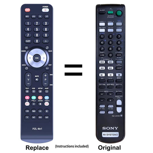 RM-U306B Remote Control For Sony AV System STR-DE497 STR-DE597 STRDE497 STRDE5 [1]