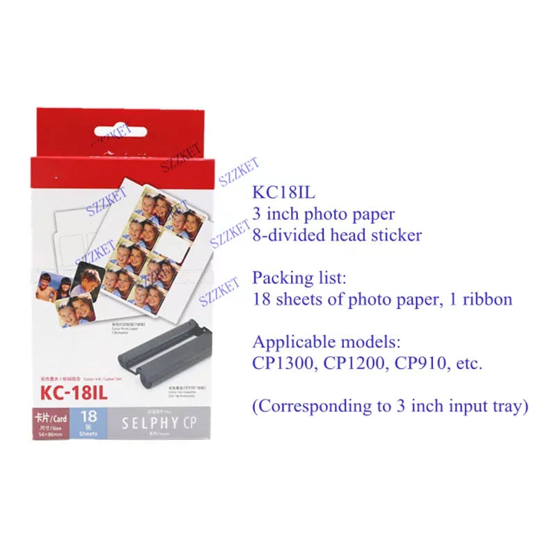 RP108 KL108 paper for KL36IP KC36IP KC18IS KC18IL Photograph paper CP1300 CP1200 CP910 CP1500 Photo Paper RP108 KP108 KL108 [2]