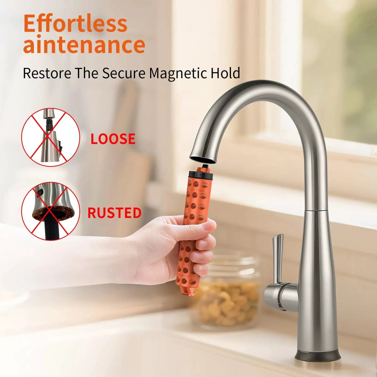 RP80977 Magnet Replacement Kit for Delta Kitchen Faucet Parts - Fixes Loose... [2]