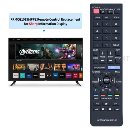 RRMCG1019MPPZ For Sharp Information Display Remote Control PN-HW431 PN-HW501 [2]