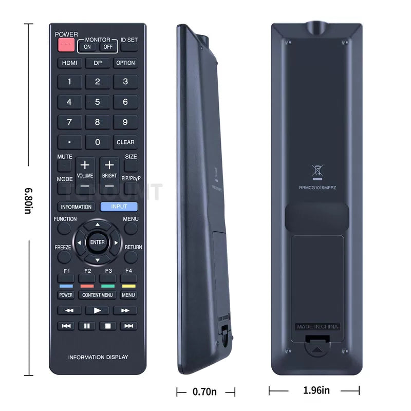 RRMCG1019MPPZ For Sharp Information Display Remote Control PN-HW431 PN-HW501 [5]