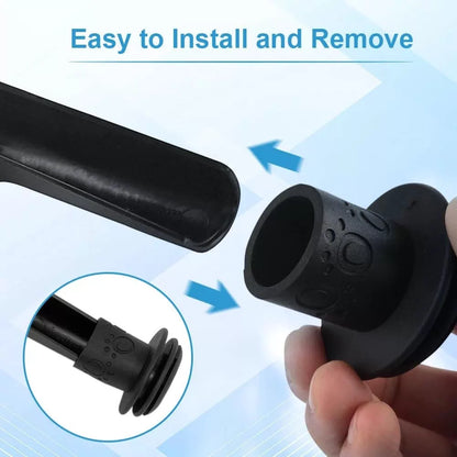 RV Gutter Spout Caps- Protects Cover from Damage, black [4]