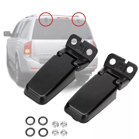Rear Window Hinge Liftgate Glass Kits Right & Left | Compatible Silver [1]