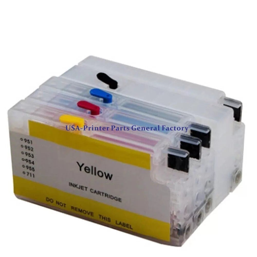 Refillable Ink Cartridge With ARC Chip For HP OfficeJet Pro 7720 7740 8710 8210 [2]