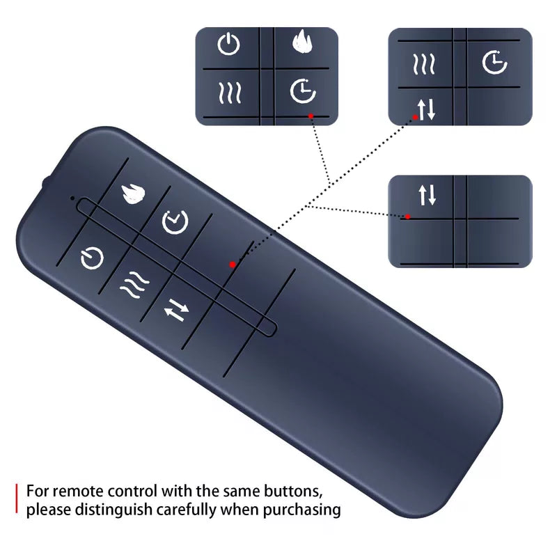 Remote Control For Altra Flame Electric Fireplace FA23V60 FA23V60L FA23V60L-1 [6]