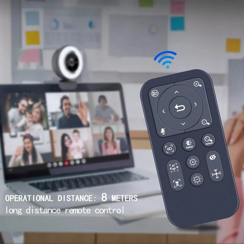 Remote Control For Angetube Webcam, 2K Streaming Webcam with Ring Light 863PLUS [2]