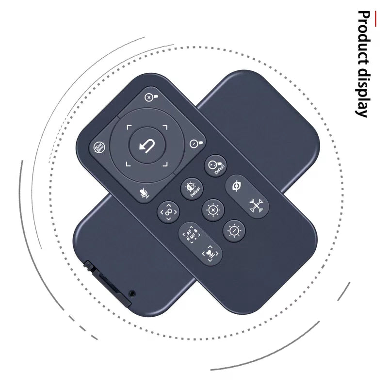 Remote Control For Angetube Webcam, 2K Streaming Webcam with Ring Light 863PLUS [4]