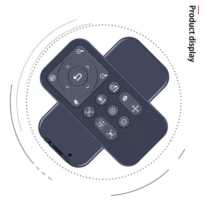 Remote Control For Angetube Webcam, 2K Streaming Webcam with Ring Light 863PLUS [4]