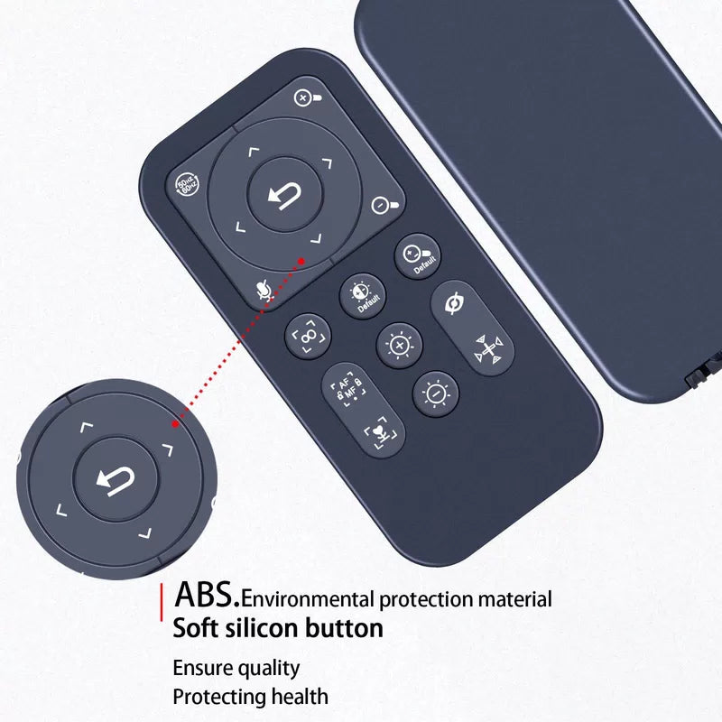 Remote Control For Angetube Webcam, 2K Streaming Webcam with Ring Light 863PLUS [5]