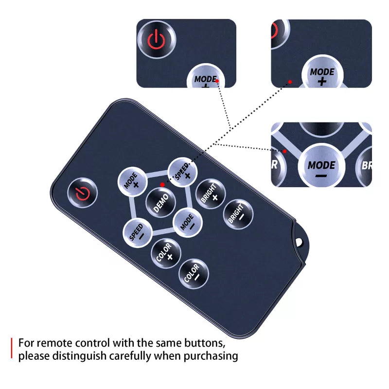 Remote Control For BOSS Audio Systems ATV8BRGB MPWT60RGB MRGB65 B6RGB B62RGB [5]
