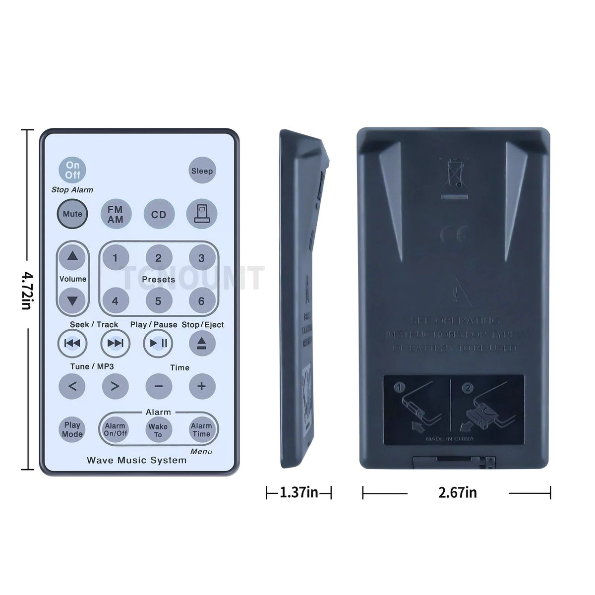 Remote Control For Bose Wave Music System AWRCC1 AWRCC2 AWRCC3 AWRCC4 AWRCC5 [4]