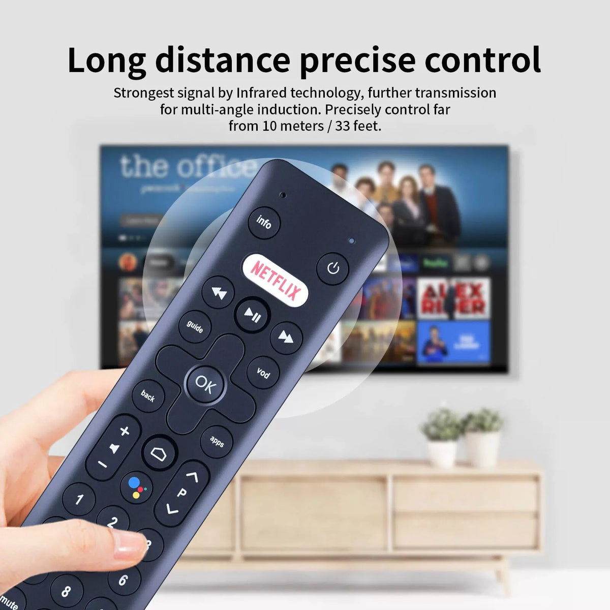 Remote Control For Denali Android TV with Voice [6]