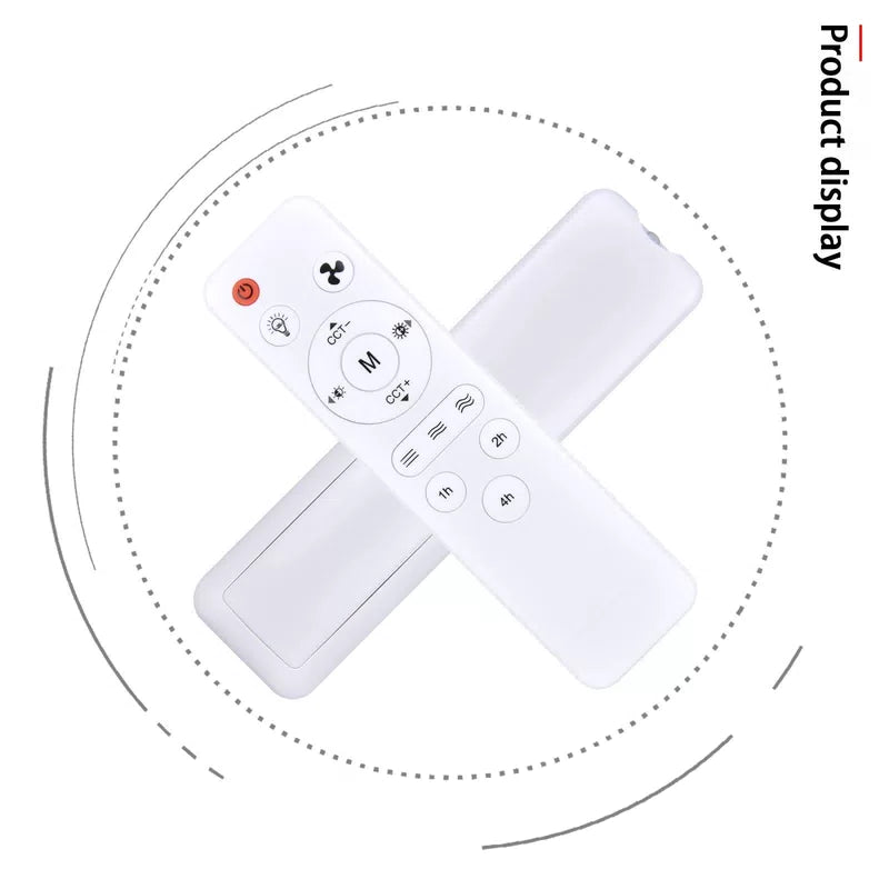 Remote Control For Elenhome Socket Fan Light FS-HX-R520,Yfrest YF-FSD36 Fan [3]