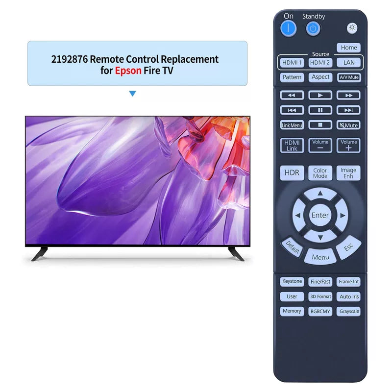 Remote Control For Epson 2198638 / 219863800 Projector - [2]