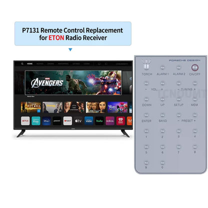 Remote Control For Eton Porsche Design P7131 Table Top Shortwave Radio Receiver [2]