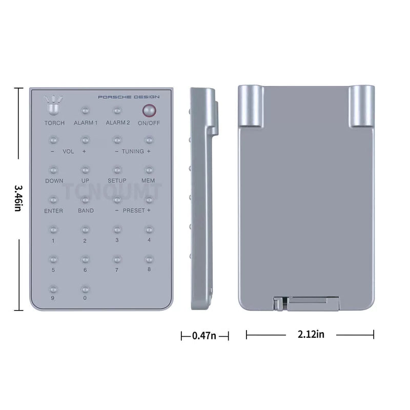 Remote Control For Eton Porsche Design P7131 Table Top Shortwave Radio Receiver [5]