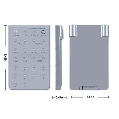 Remote Control For Eton Porsche Design P7131 Table Top Shortwave Radio Receiver [5]