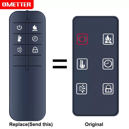 Remote Control For Febo Flame Electric Fireplace Heater ZHS-36-A 15IN-36-095 [1]