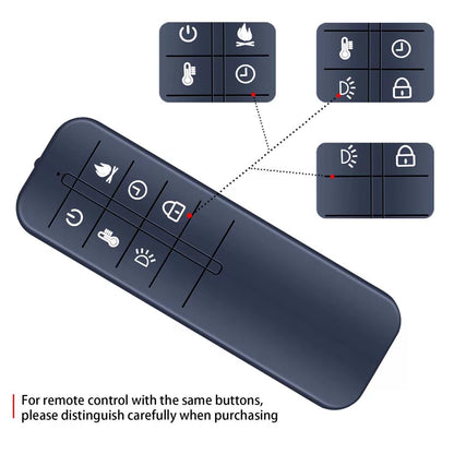 Remote Control For Febo Flame Electric Fireplace Heater ZHS-36-A 15IN-36-095 [6]