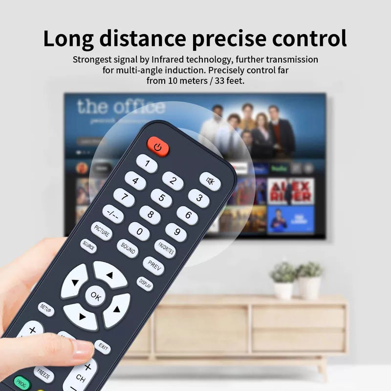 Remote Control For GPX TE3219B TDE3274WP TDE3254BU TE3274RP TU4348B TDE3274W TV [7]