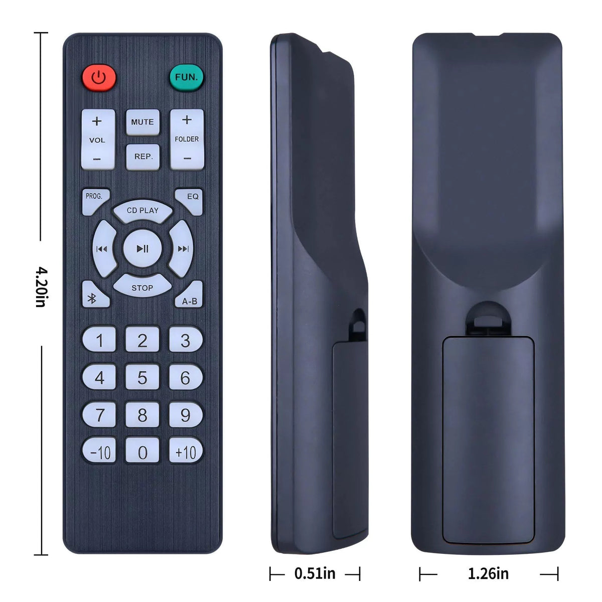 Remote Control For Greadio CD Player Boombox Cassette Player Combo CD-X2A [3]