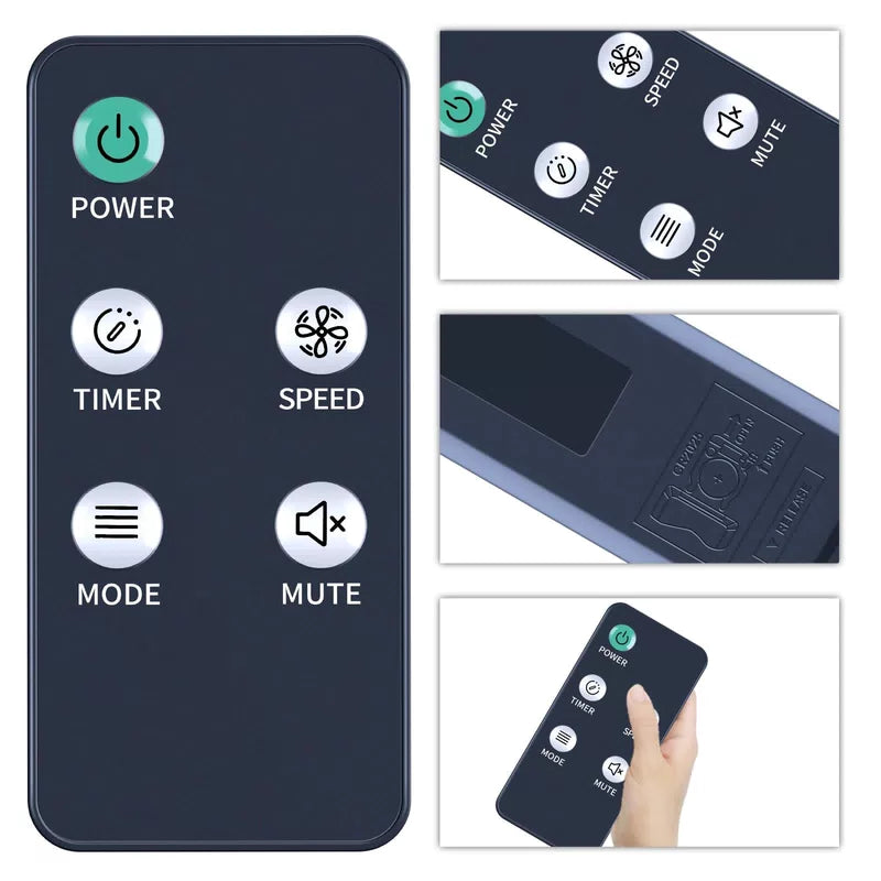 Remote Control For Holmes 16" Copper Digital Metal Stand Fan [2]